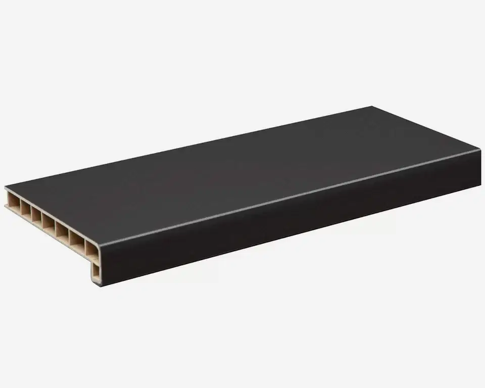 Подоконник Moeller чёрный clean-touch LD 40